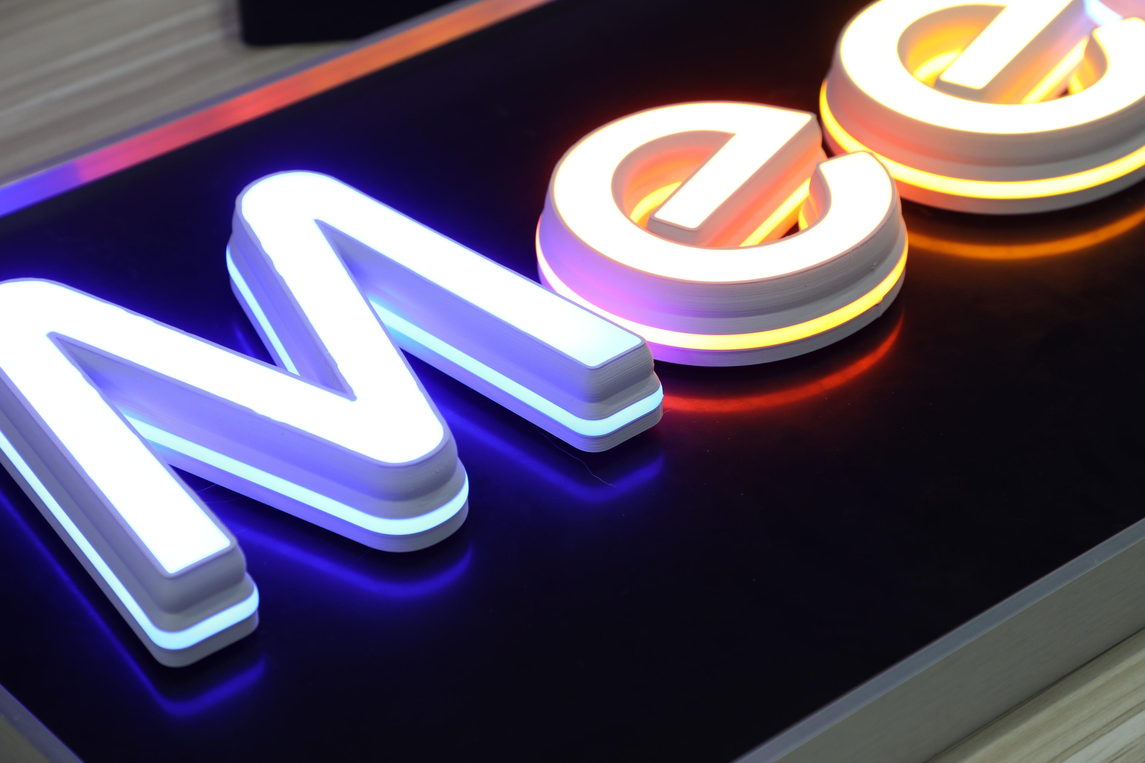 3D led napis