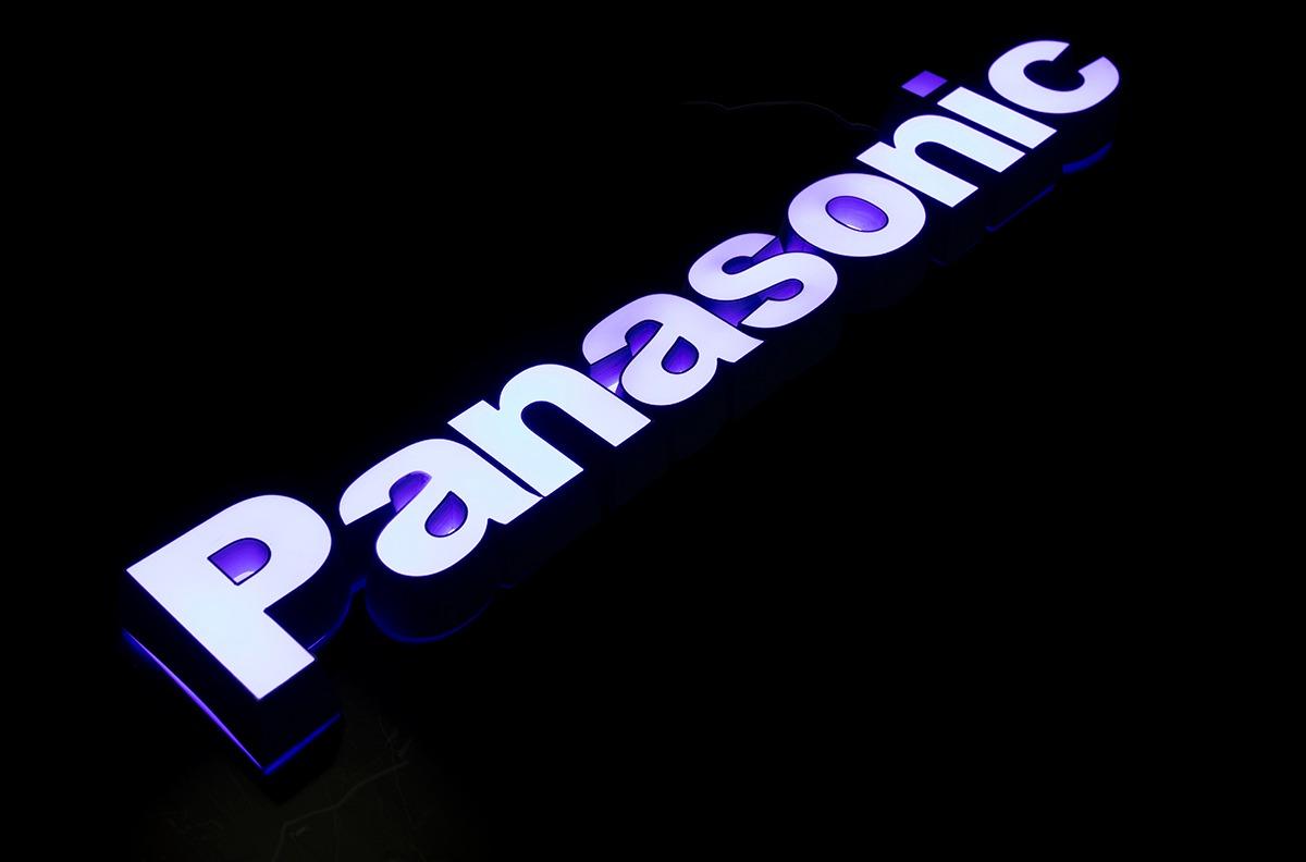 3d natisnjen znak - panasonic